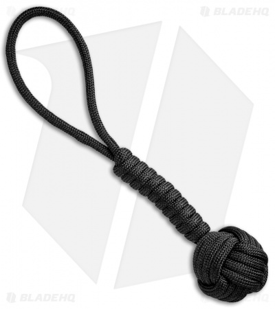 Combat Ready 5.75" Monkey Fist Lanyard (Black)