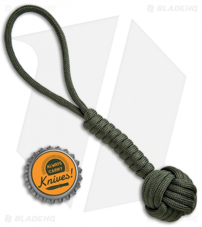 Combat Ready 5.75" Monkey Fist Lanyard (OD Green)