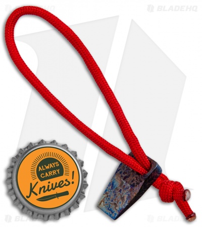 Maverick Customs  "Just The Tip" Nebula Lanyard w/ Red Paracord