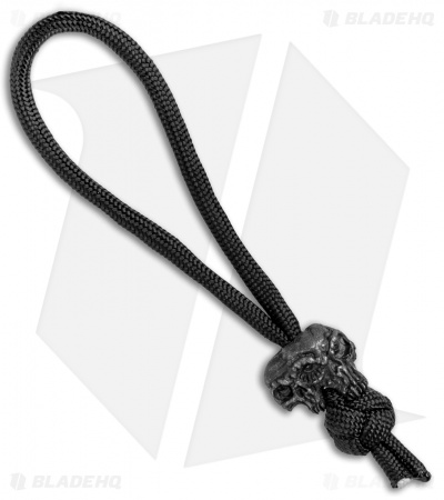 Schmuckatelli Gemini Twins Bead Zipper Pull (Black Oxide)