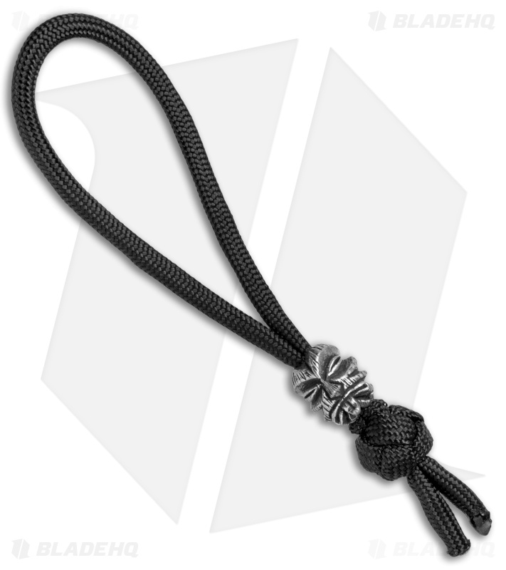 Schmuckatelli Kiko Bead Diamond Knot Zipper Pull (Pewter)