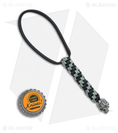 Schmuckatelli Mind Skull Lanyard w/ Skull Bead