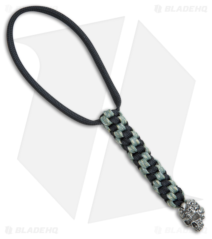Schmuckatelli Mind Skull Lanyard w/ Skull Bead