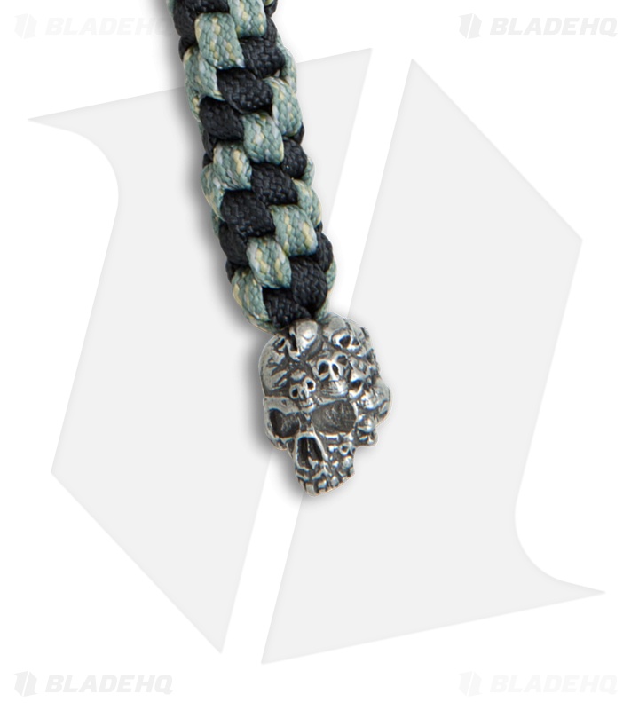 Schmuckatelli Mind Skull Lanyard w/ Skull Bead
