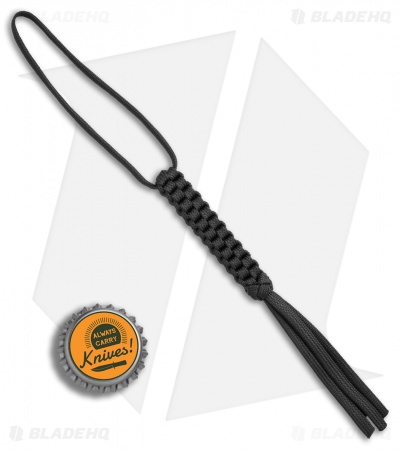 WE Knife Co. Tied Paracord Lanyard (Black) A-03B