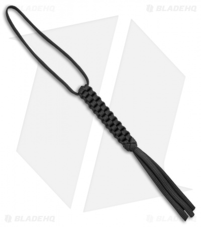 WE Knife Co. Tied Paracord Lanyard (Black) A-03B