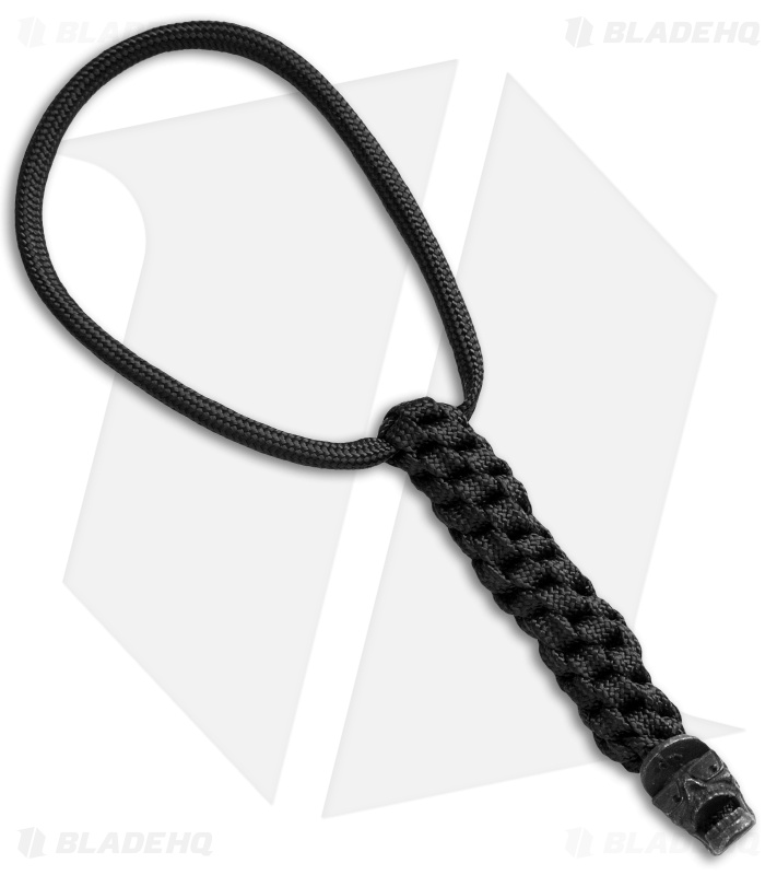 DPx Gear Mr. DP Bead Black Oxidized Pewter + Black Lanyard
