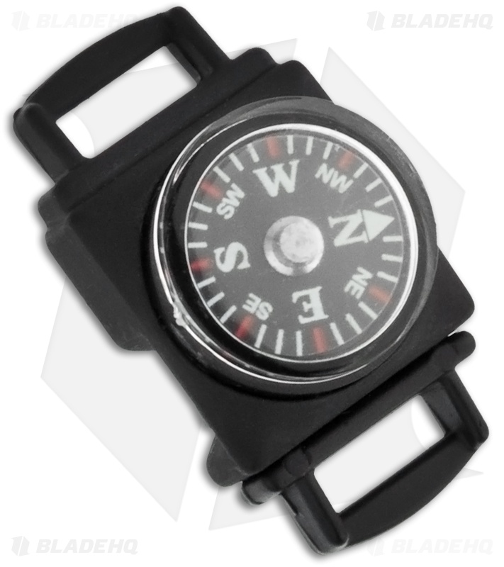 Knottology Navigator 1" Metal Compass Snap Lock Buckle (Black)