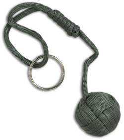 Monkeyz Fist Foliage Green Paracord Lanyard Knot (Large 1-1/4" Ball)