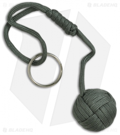 Monkeyz Fist Foliage Green Paracord Lanyard Knot (Large 1-1/4" Ball)