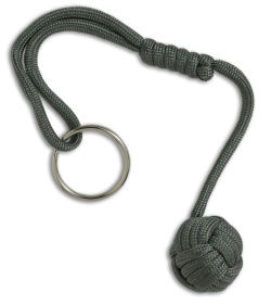 Monkeyz Fist Foliage Green Paracord Lanyard Knot (Small 3/4" Ball)