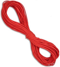 Red 550 Paracord Nylon Braided 7-Strand Core (100