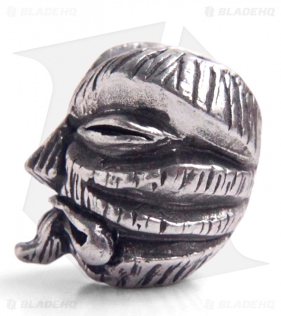 Schmuckatelli Kiko Skull Lanyard Tiki Bead (Pewter)