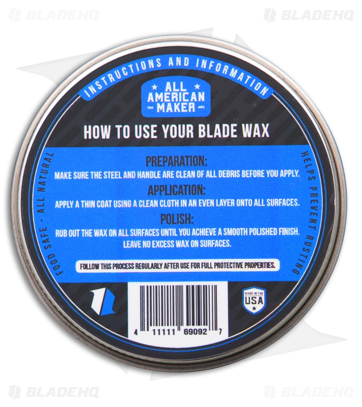 Blade HQ Blade Wax By All American Maker  - 100% American Made