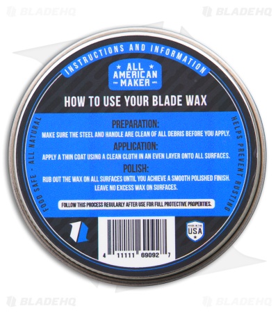 Blade HQ Blade Wax By All American Maker  - 100% American Made