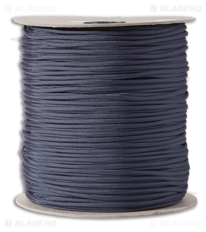 Spool of Navy Blue 550 Paracord Nylon Braided 7-Strand Core (1000') USA