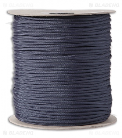 Spool of Navy Blue 550 Paracord Nylon Braided 7-Strand Core (1000') USA