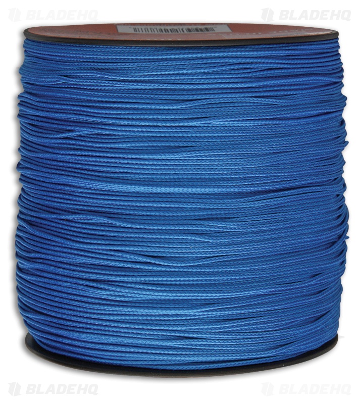 Blue Nylon Micro Cord Paracord (1000') USA