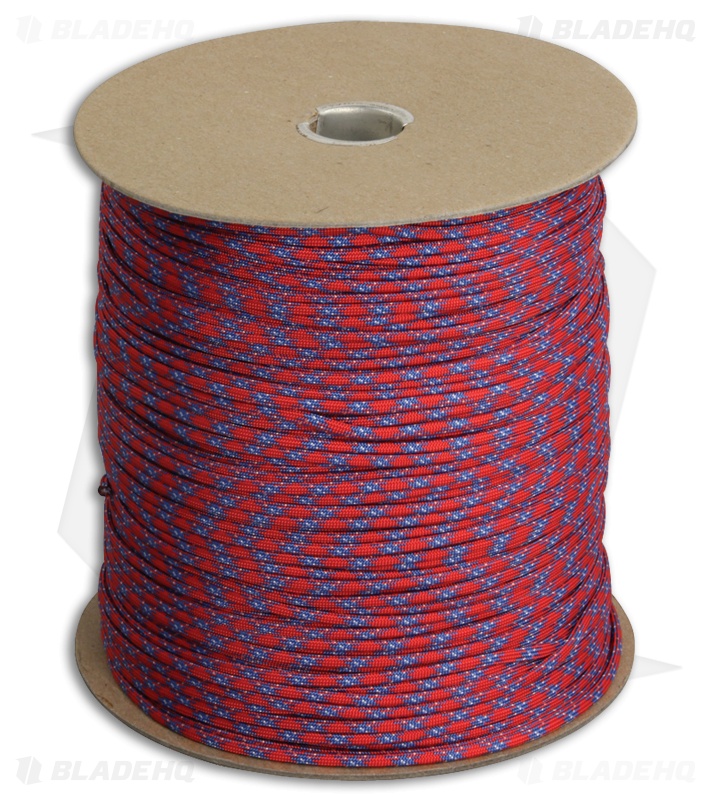 Kit Paracord Confederate Sopravvivenza Campeggio 100 Piedi 550 Libbre 7 Fili Corda