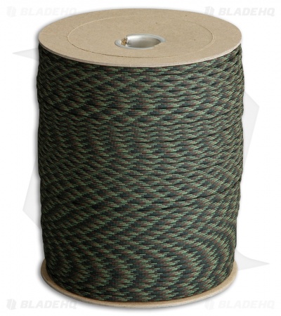 Marbles 550  Paracord Nylon Woodland Camo (1000') USA