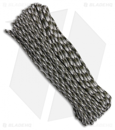 Marbles Siberian Camo Nylon Braided 550 Paracord (100')