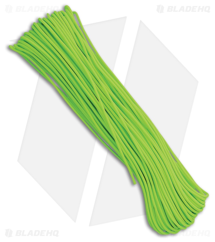 Tactical Neon Green Nylon Braided 275 Paracord (100')