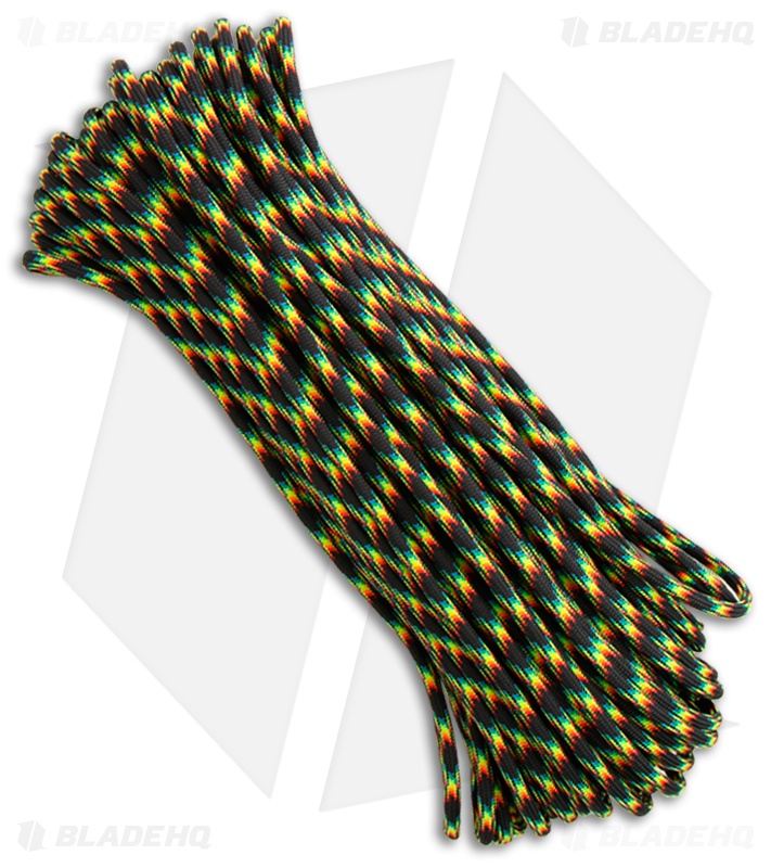 Galaxy 550 Paracord Nylon Braided 7Strand Core (100') USA Blade HQ