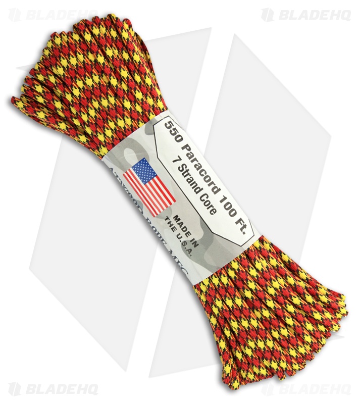 Marines 550 Paracord Nylon Braided 7-Strand Core (100') USA