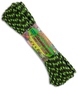 Zombie Edition Decay 550 Paracord Nylon Braided 7-Strand Core (100