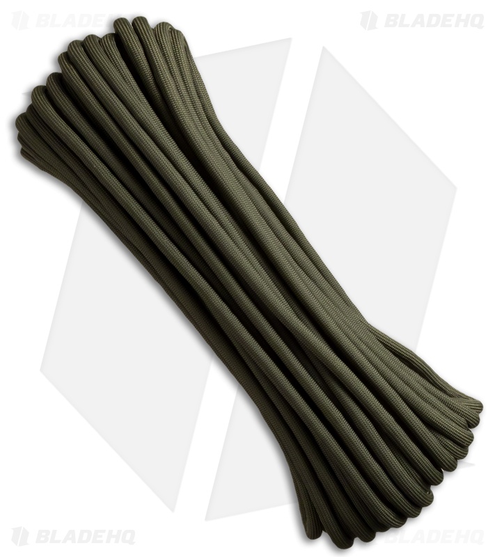War Ready Battle Cord OD Green 7-Strand Core (50') USA