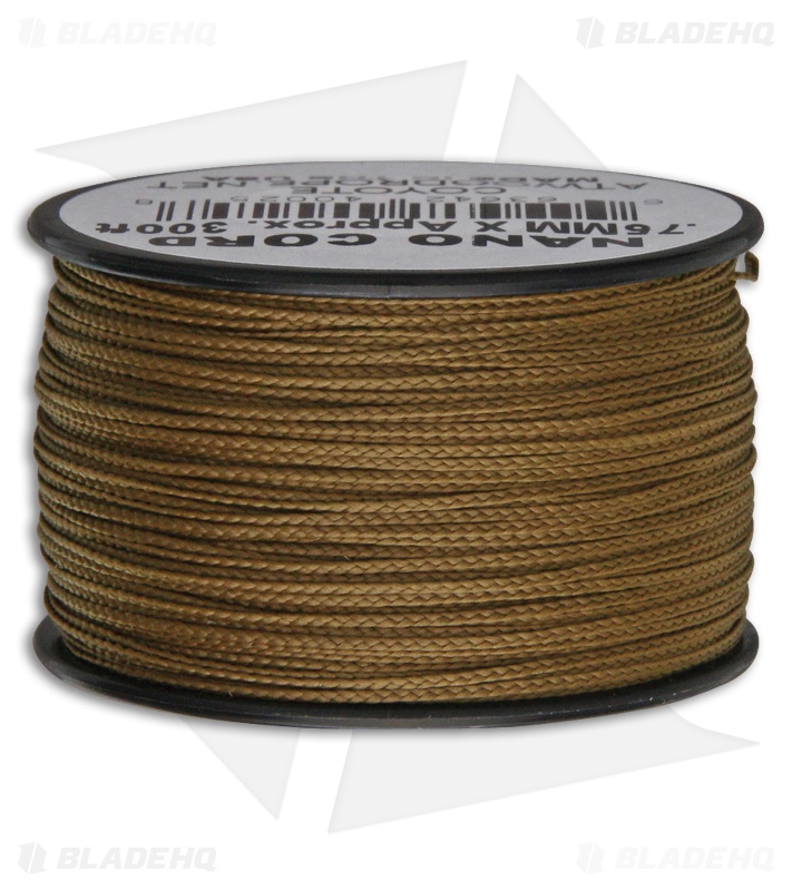 Coyote Tan Atwood Nano Cord (300') USA