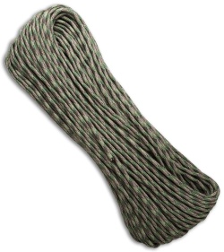 PrepCord Multi Camo 550 Paracord w/ Fishing Line & Jute Cord (100