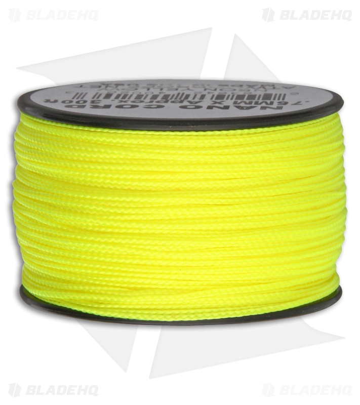Neon Yellow Atwood Nano Cord (300') USA