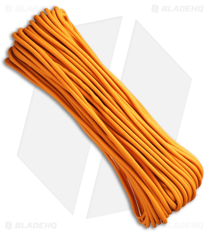 550 Lb. Paracord 100 Ft. 7 Strand Core (Air Force Gold) RG1118H