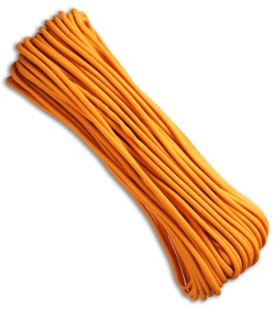 550 Lb. Paracord 100 Ft. 7 Strand Core (Air Force Gold) RG1118H