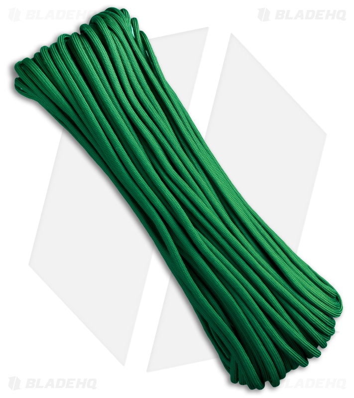 550 Lb. Paracord 100 Ft. 7 Strand Core (Green) RG016H