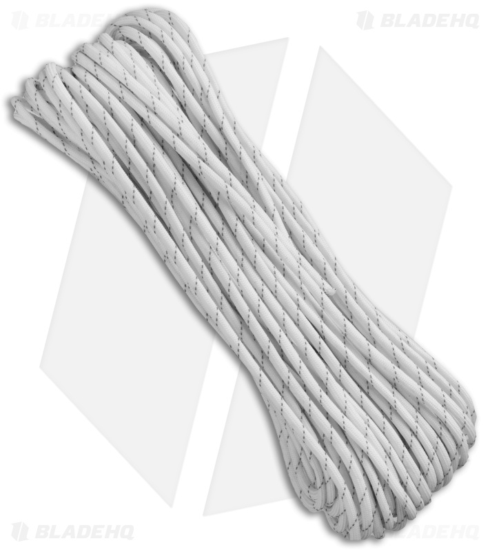 550 Lb. Paracord 100 Ft 7 Strand Core (White)