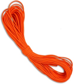 Neon Orange 550 Paracord Nylon Braided 7-Strand Core (100