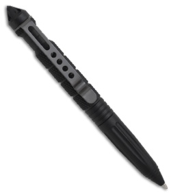 UZI Tactical Pen & Defense Tool w/ Spike (Black) UZI-TACPEN2-BK