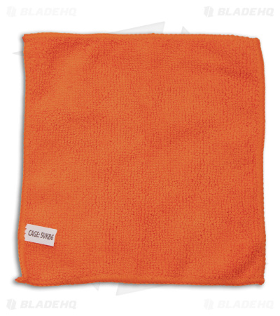 CountyComm Premium Micro Fiber Cloth 6" x 6" Orange - 10 Pack