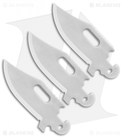 Cold Steel Click-N-Cut Replacement Blade  3 Pack (2.5" Bowie) 40AP3D