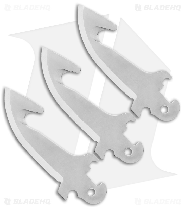 Cold Steel Click-N-Cut Replacement Blade  3 Pack (2.5" Gut Hook) 40AP3E