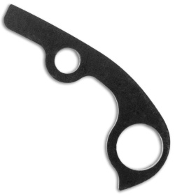 Flytanium Custom Titanium Backspacer for Spyderco Para 3 - Black