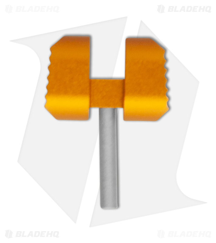 Flytanium Slotted Aluminum Ball Cage Lock for Manix 2 - Atomic Orange