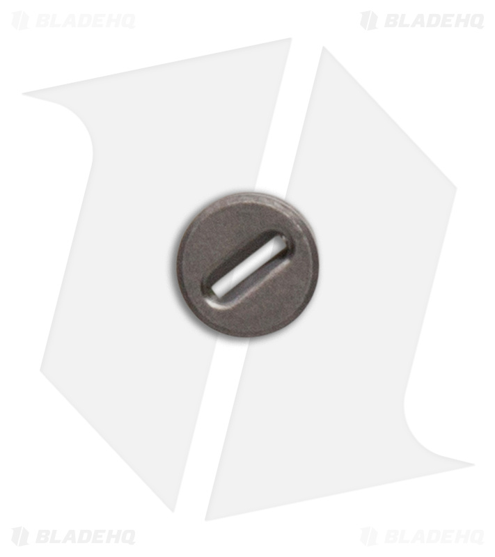 Flytanium Slotted Titanium Thumbstud for Benchmade Knives - Stonewash