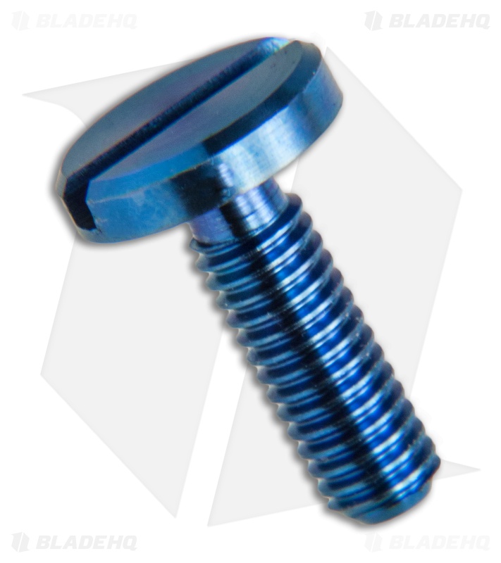 Hinderer Knives XM 3.5" & 4" Titanium Pivot Screw Blue Blade HQ