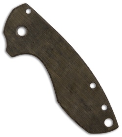 Karbadize Pilar Replacement Scales - Green Linen Micarta