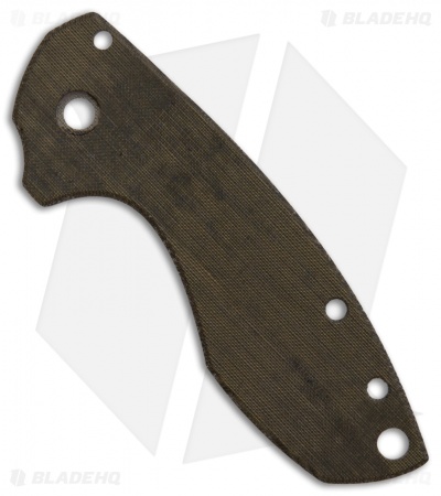 Karbadize Pilar Replacement Scales - Green Linen Micarta