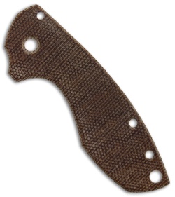 Karbadize CRKT Pilar Replacement Scale - Natural Canvas Micarta