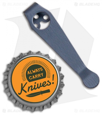 Lynch Northwest Spyderco Pocket Clip Short Blue